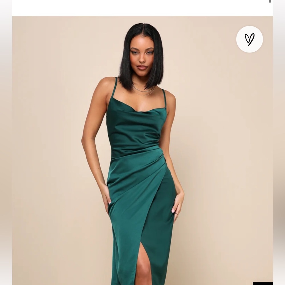 Lulus satin dress